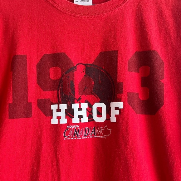 Vintage 1990s Molson Canadian Beer T-Shirt ❄️ 3 for $20 - Picture 2 of 6
